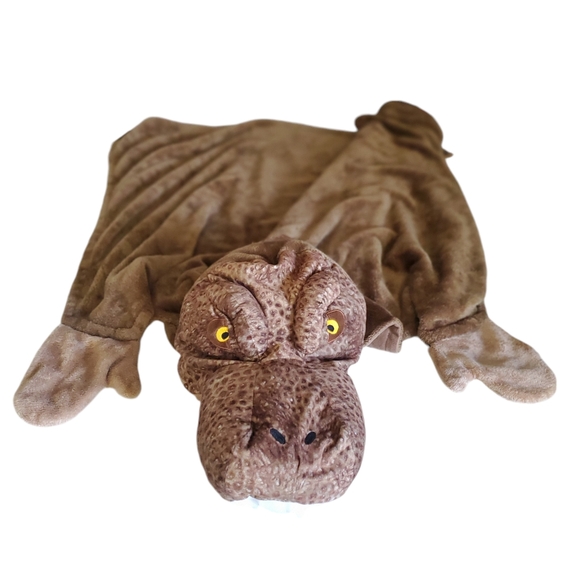 Jurassic World T-Rex Hooded Throw/Wearable Blanket 3D Plush - Picture 6 of 16